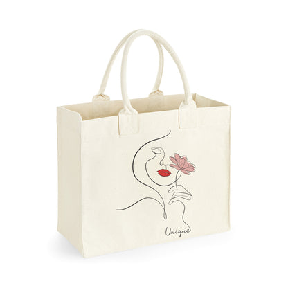 Cotton Canvas Resort Tote Bag