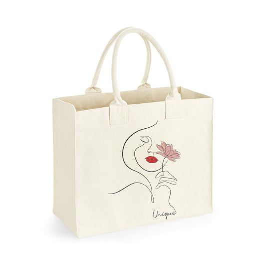 Cotton Canvas Resort Tote Bag